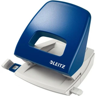 Perforator plastic Leitz 5005 NeXXt Series, 25 coli, Albastru