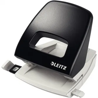 Perforator plastic Leitz 5005 NeXXt Series, 25 coli, Negru