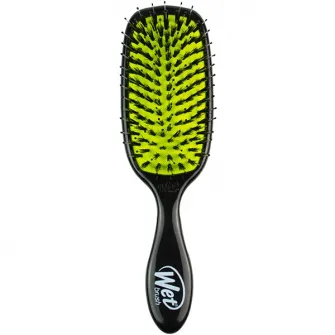 Perie de par Wet Brush Shine Enhancer pentru stralucire, Negru