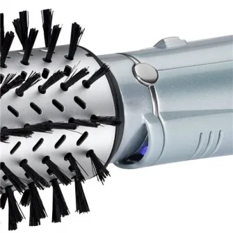Perie rotativa BaByliss Hydro Fusion Big Hair AS773E, 700W, Tehnologie Ionica cu Plasma, 2 viteze, 2 trepte de temparatura, Bleu