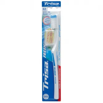 Periuta de dinti manuala Trisa Fresh Medium 602990 Albastru