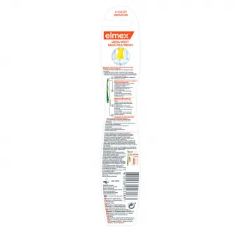 Periuta de dinti pentru copii elmex Junior 6-12 ani, cu peri moi