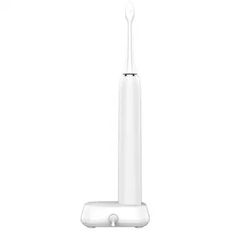 Periuta de dinti sonica electrica Aeno ADB0003, 9 scenarii, cu atingere 3D, încarcare wireless, 46000 rpm, 40 de zile fara încarcare, IPX7, alb