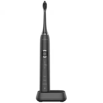 Periuta de dinti sonica electrica Aeno ADB0004, 9 scenarii, cu atingere 3D, încarcare wireless, 46000 rpm, 40 de zile fara încarcare, IPX7, negru