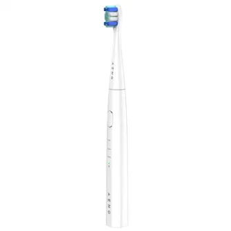 Periuta de dinti sonica electrica Aeno ADB0008, 30000 rpm, 3 moduri de curatare, IPX7, 3 capete de perie + instrument metalic de curatare + oglinda incluse, alb