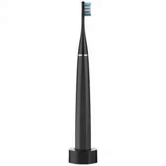 Periuta de dinti sonica electrica smart Aeno ADB0002S, 4 +8 moduri de curatare smart, incarcare wireless, 46000rpm, 90 de zile fara incarcare, IPX7, 3 capete de perie incluse, negru