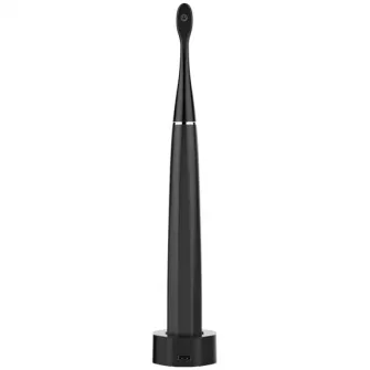 Periuta de dinti sonica electrica smart Aeno ADB0002S, 4 +8 moduri de curatare smart, incarcare wireless, 46000rpm, 90 de zile fara incarcare, IPX7, 3 capete de perie incluse, negru