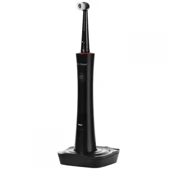 Periuta electrica Dr Mayer GTS1050BK, 2 programe, 2 capete incluse, Negru