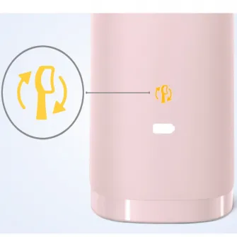 Periuta electrica sonica Philips Sonicare HX9911/21 Diamond Clean 9000 HX9911/21, 4 moduri de periere, 3 intensitati, 1 toc de transport cu USB incarcare , 1 pahar, roz