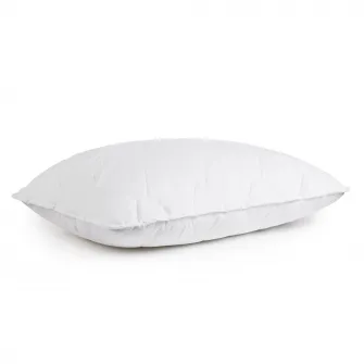 Perna matlasata Hotel Supplier, 50 x 70 cm, tesatura bumbac, lavabila la 90°C, nivel fermitate medie spre tare