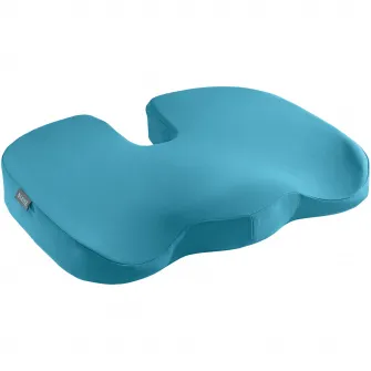 Pernuta ergonomica Leitz Cosy, pentru scaun, spuma cu memorie, husa lavabila, albastru celest