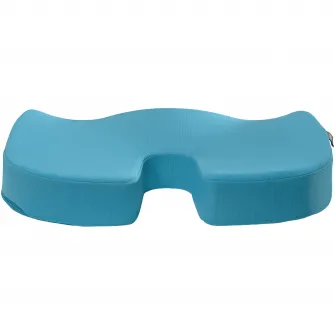 Pernuta ergonomica Leitz Cosy, pentru scaun, spuma cu memorie, husa lavabila, albastru celest