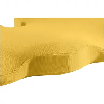 Pernuta ergonomica Leitz Cosy, pentru scaun, spuma cu memorie, husa lavabila, galben chihlimbar