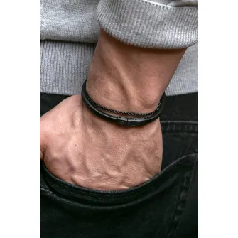 Philipp Blanc, Bratara de piele, Negru