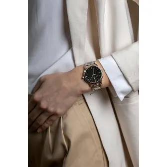 Philipp Blanc, Ceas quartz unisex in doua nuante, Argintiu/Auriu rose