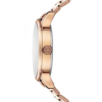 Philipp Blanc, Ceas unisex cu cadran cu logo, realizat in Elvetia, Auriu rose