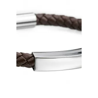 Philipp Blanc, Set de bratara si bratara rigida, Maro, Argintiu