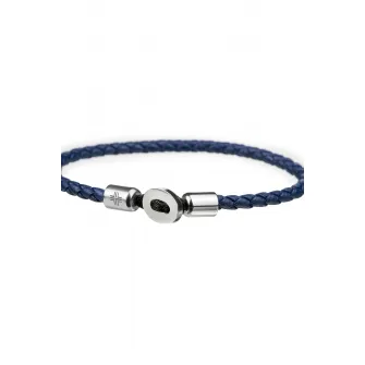 Philipp Blanc, Set de bratarari de piele - 2 piese, Bleumarin