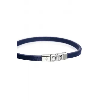 Philipp Blanc, Set de bratarari de piele - 2 piese, Bleumarin