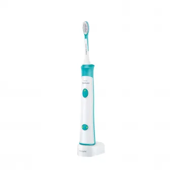 Philips Sonicare Kids HX6322/04, Bluetooth® incorporat, 2 moduri, 2 capete de periere, Numar de miscari/minut 62000, Alb/Albastru