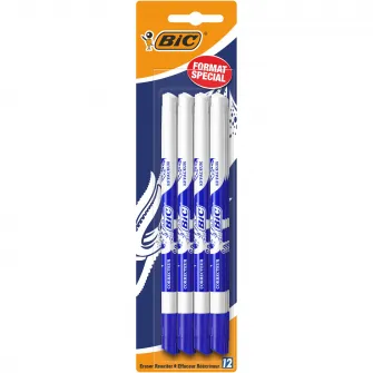 Pic corector BIC - albastru, blister 12 bucati