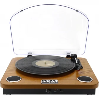 Pick-up stereo AKAI ATT-11BTN, Bluetooth, difuzoare incorporate