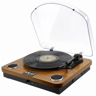 Pick-up stereo AKAI ATT-11BTN, Bluetooth, difuzoare incorporate