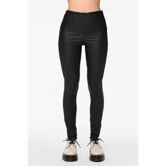 Pieces, Colanti cu talie inalta, Negru, XS