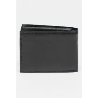 Pierre Cardin, Portofel pliabil de piele, Negru