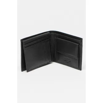 Pierre Cardin, Portofel pliabil de piele, Negru