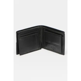 Pierre Cardin, Portofel pliabil de piele, Negru