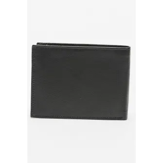 Pierre Cardin, Portofel pliabil din piele, Negru