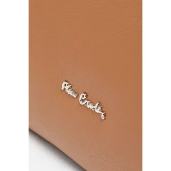 Pierre Cardin, Rucsac de piele cu buzunare exterioare, Maro