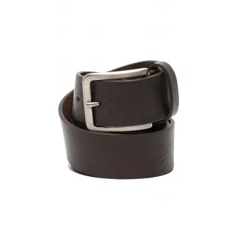 Pierro Poggi, Curea de piele, Maro inchis, 110 CM Standard