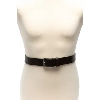Pierro Poggi, Curea de piele, Maro inchis, 110 CM Standard