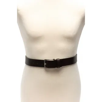 Pierro Poggi, Curea de piele, Maro inchis, 120 CM Standard