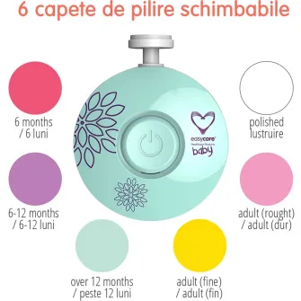 Pila electrica de unghii EASYCARE Baby pentru bebelusi, copii si mamici