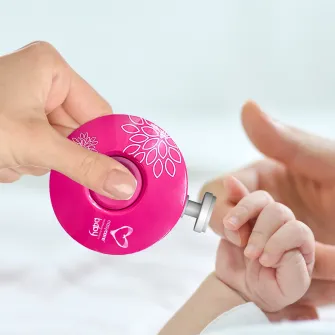 Pila electrica de unghii pentru bebelusi, copii si mamici Easycare Baby, roz