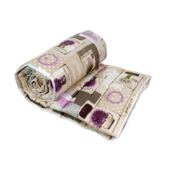 Стеганая микрофибра Pilot Alcam Lavender, 250 г / м.кв., 140 X 200, кремовая
