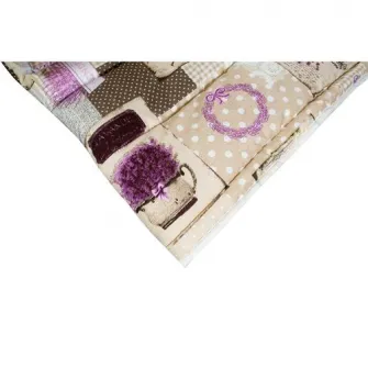 Стеганая микрофибра Pilot Alcam Lavender, 250 г / м.кв., 140 X 200, кремовая