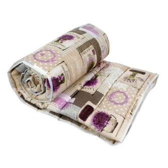 Стеганая микрофибра Pilot Alcam Lavender, 250 г / м.кв., 180 X 200, кремовый