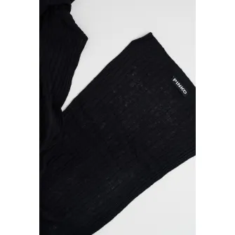 Pinko, Fular de lana cu striatii, Negru