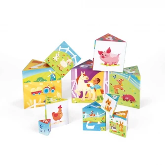 Piramida Janod - Viata la ferma, 10 piese