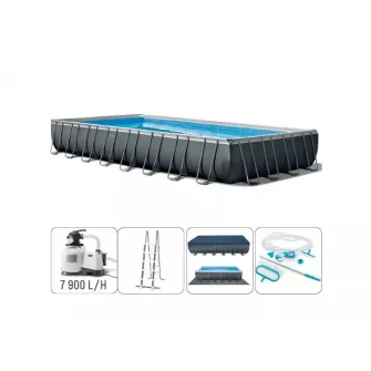 Piscina cu cadru Intex 26368 ULTRA XTR FRAME 732x366x132cm, 31805L, cadru metalic