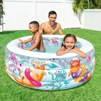 Piscina gonflabila Intex - Aquarium, 152 x 56 cm, fara pompa de filtrare