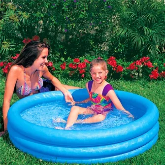 Piscina gonflabila Intex - Crystal Blue, 114 x 25 cm