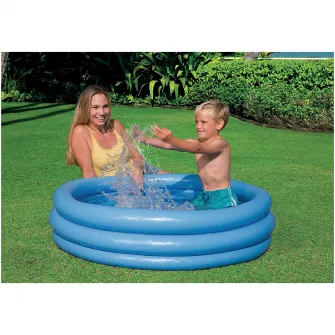 Piscina gonflabila Intex - Crystal Blue, 114 x 25 cm
