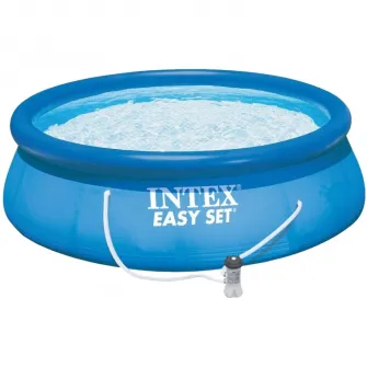 Piscina gonflabila Intex Easy Set 28108NP, 244 x 61 cm, pompa filtrare inclusa