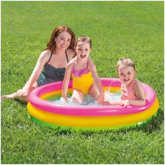 Piscina gonflabila Intex - Sunset glow, 114 x 25 cm, fara pompa de filtrare