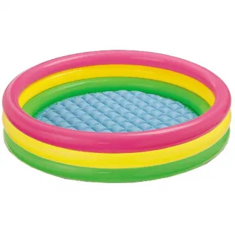 Piscina gonflabila Intex - Sunset glow, 147 x 33 cm, fara pompa de filtrare